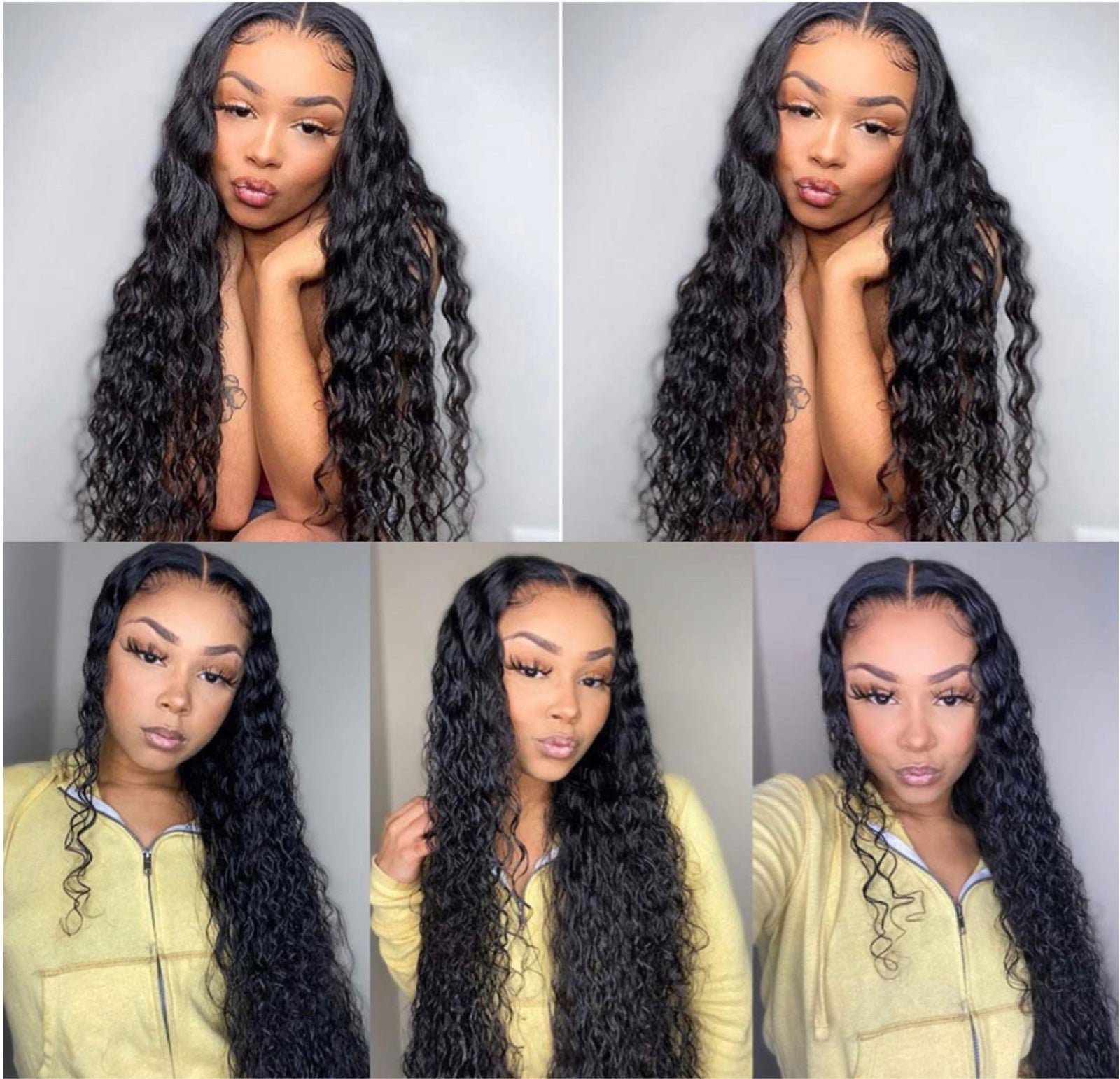 14 Inch Pre-Plucked Brazilian Curly,Wavy Wig, Human Hair Wig