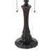 Exquisite Tiffany Style Stained Glass Table Lamp with Antique Brass Finish