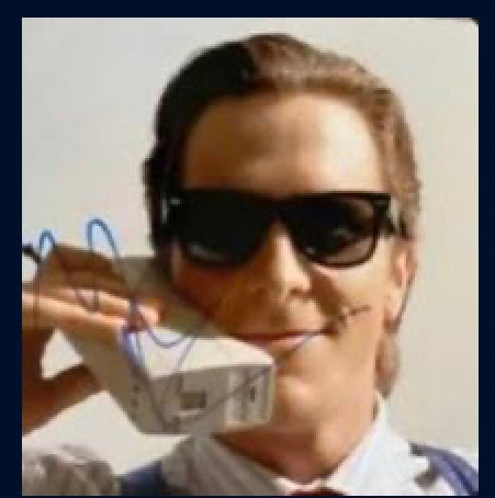 American Psycho Christian Bale Autograph