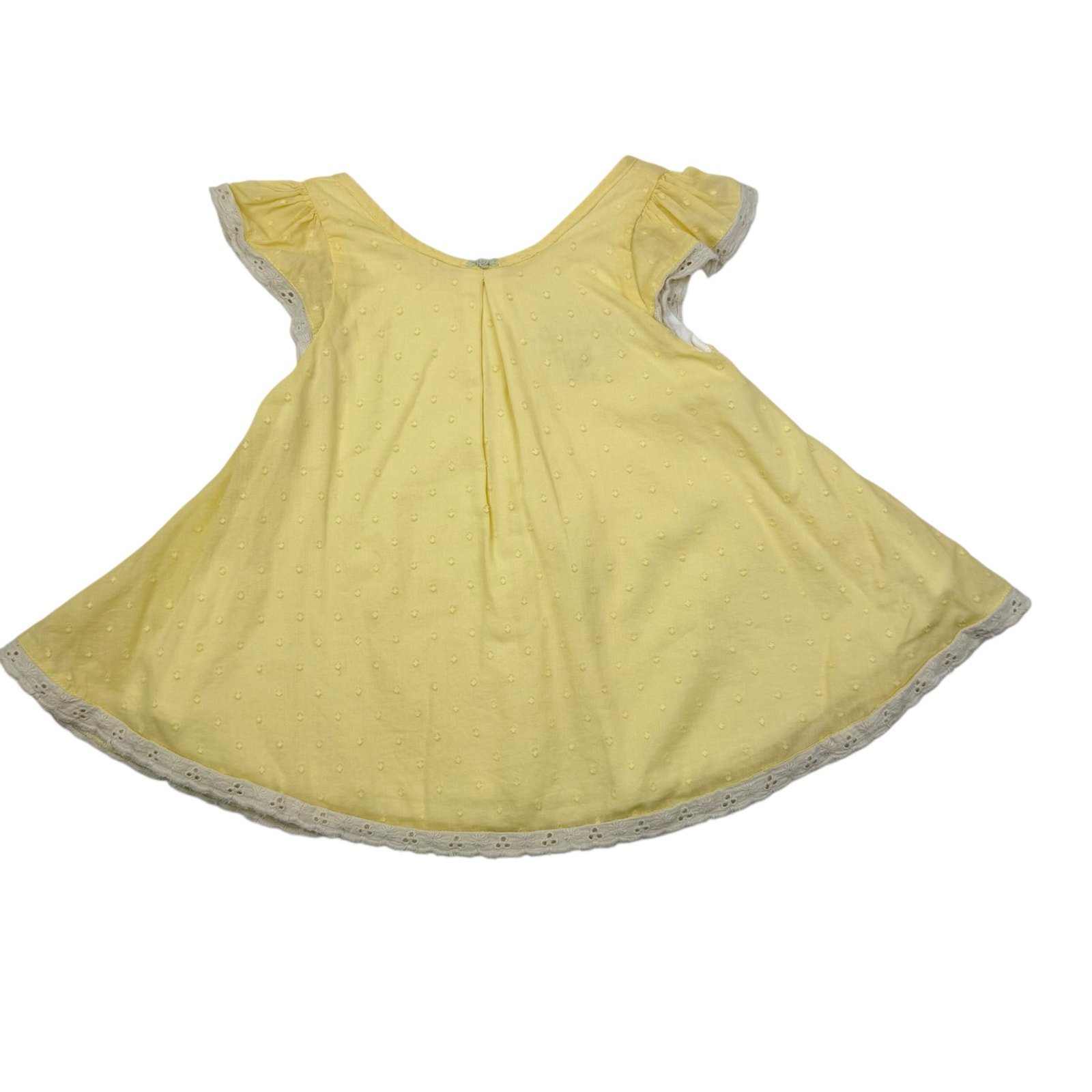 Well Dressed Wolf Yellow Swiss Dot Tunic