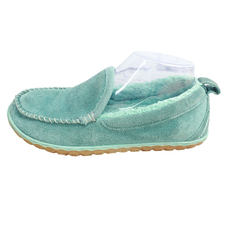 LL Bean Women's Mountain Slippers Moccasin Fleece Lined Soft Spruce Size 7 M