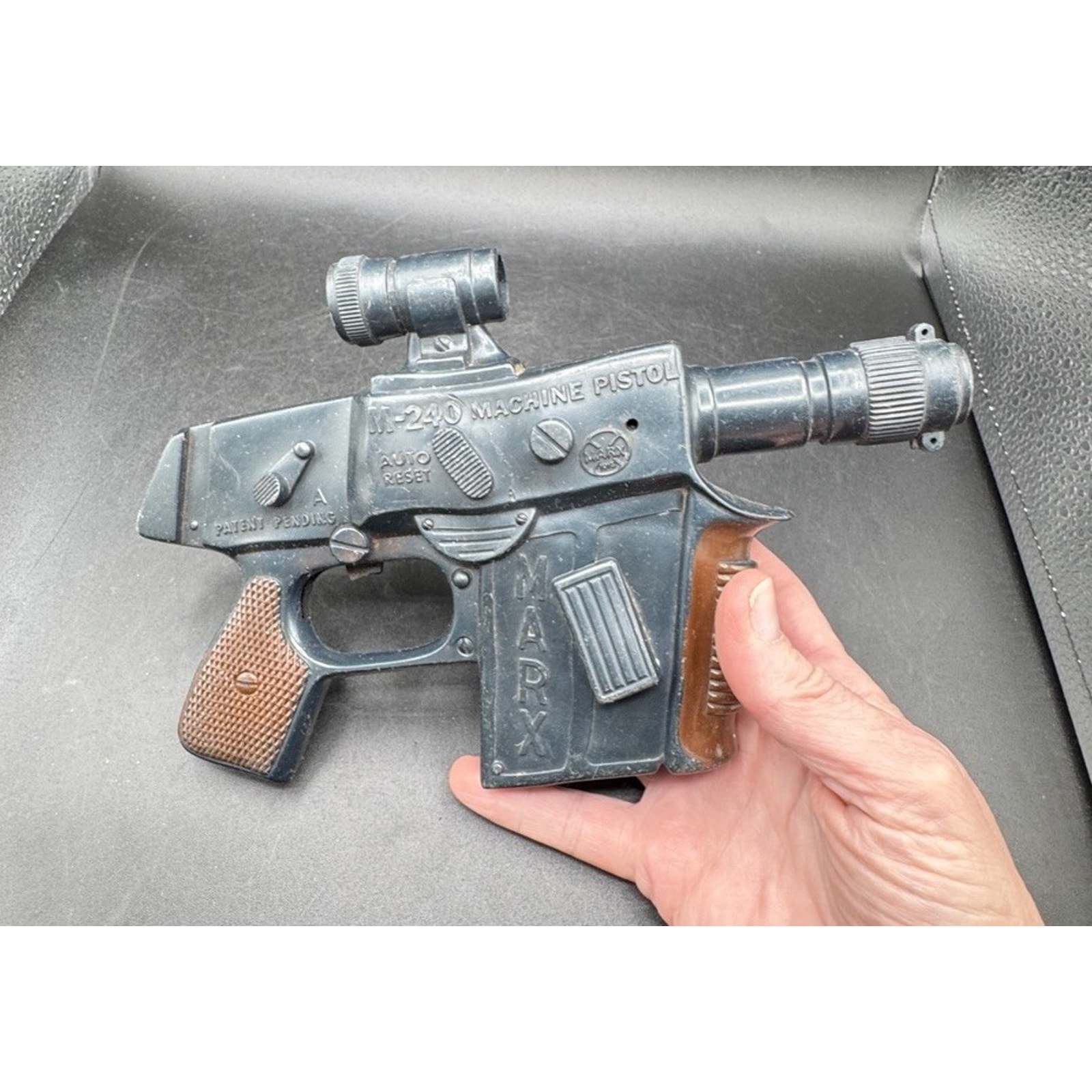 Marx 1970 Johnny Apollo Space Plastic Toy Pistol M240 ***Broken Trigger -T22
