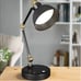 OttLite 18 Modern Adjustable 3-Color LED Table Lamp Black New