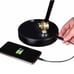 OttLite 18 Modern Adjustable 3-Color LED Table Lamp Black New