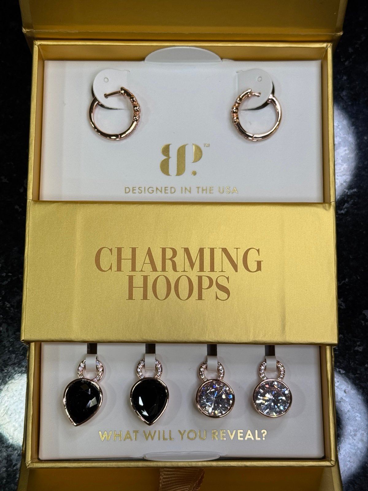 Bomb party charming hoops - a modern Queen