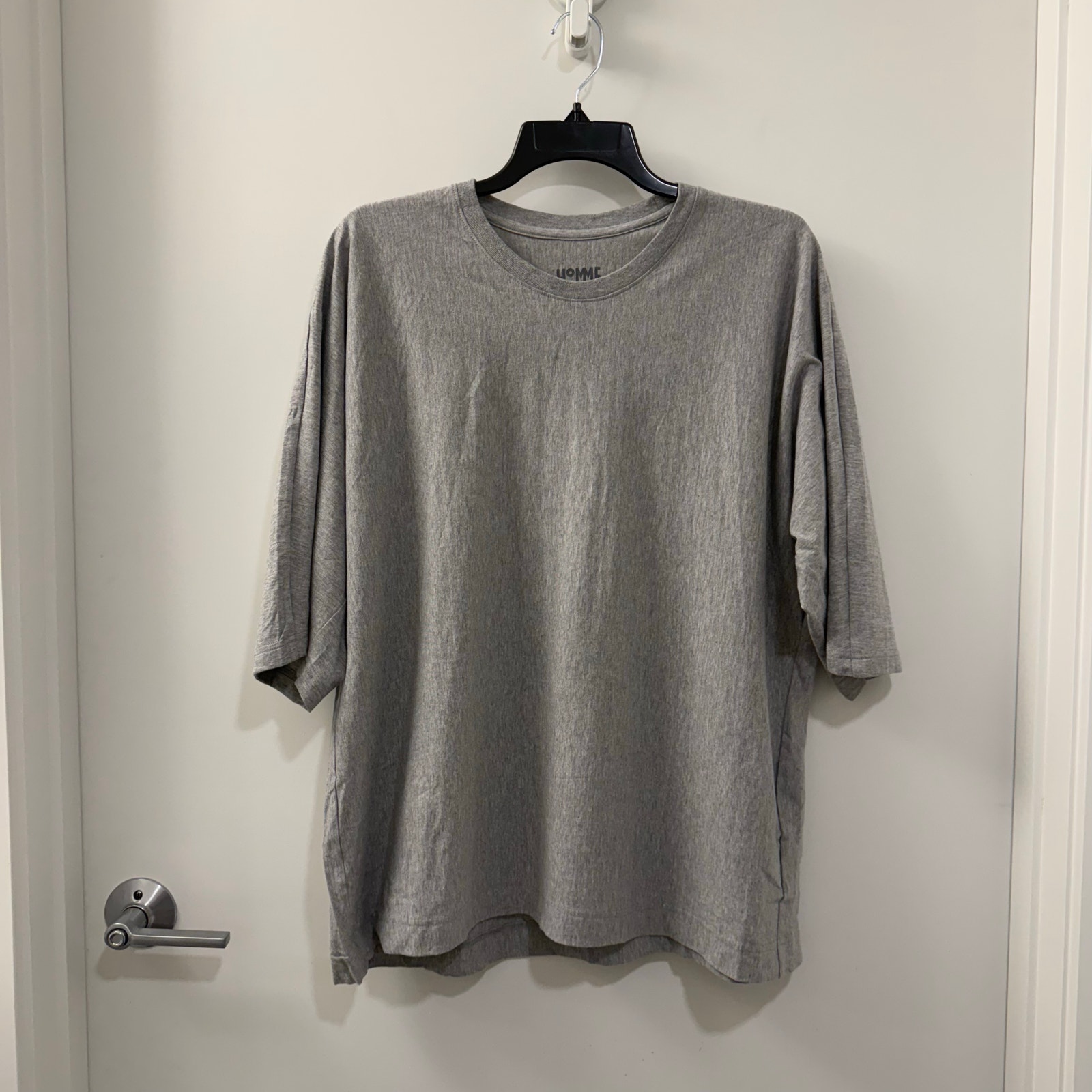Homme Plissé Issey Miyake Minimalism Gray Release T-Shirt | Size 3 = L