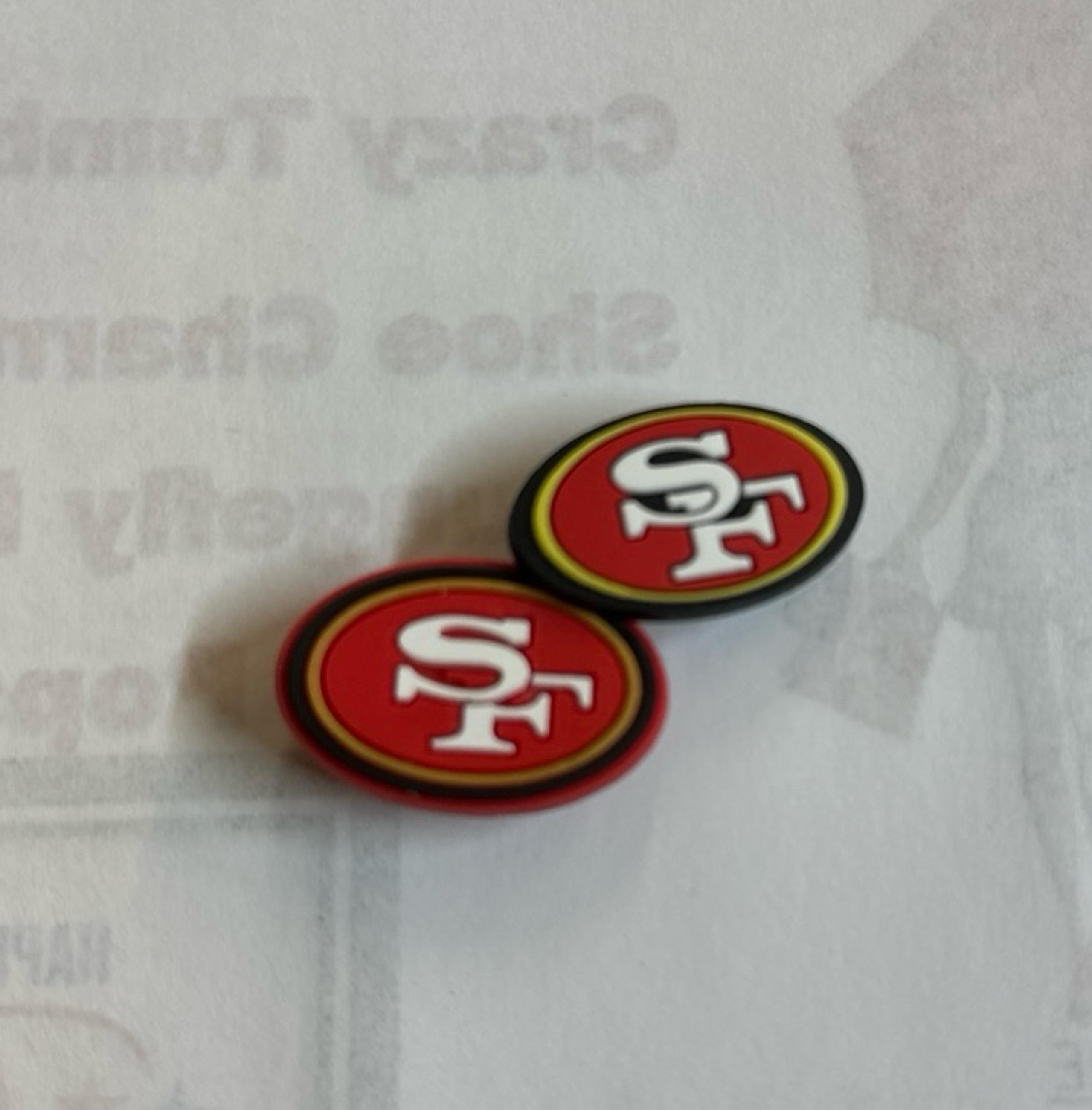 San Francisco 49ers Shoe Charms