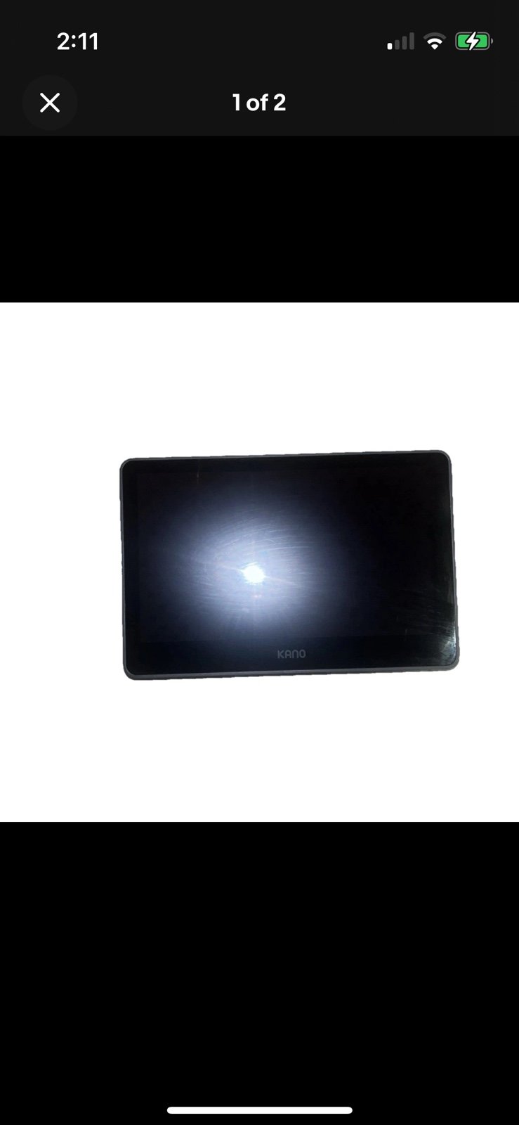 KANO 19GA2009C Computer Tablet (UNTESTED/PARTS ONLY)(NO BACKCOVER)