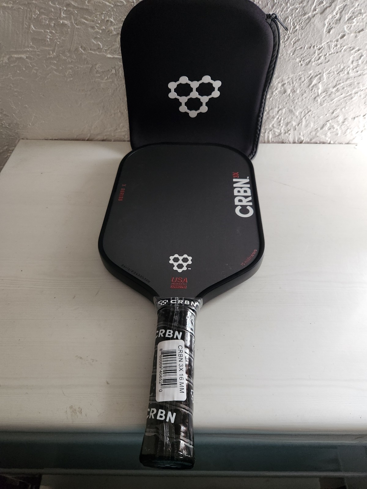 Pickleball paddle CRBN 3x 16mm X Series/Power series with headcover
