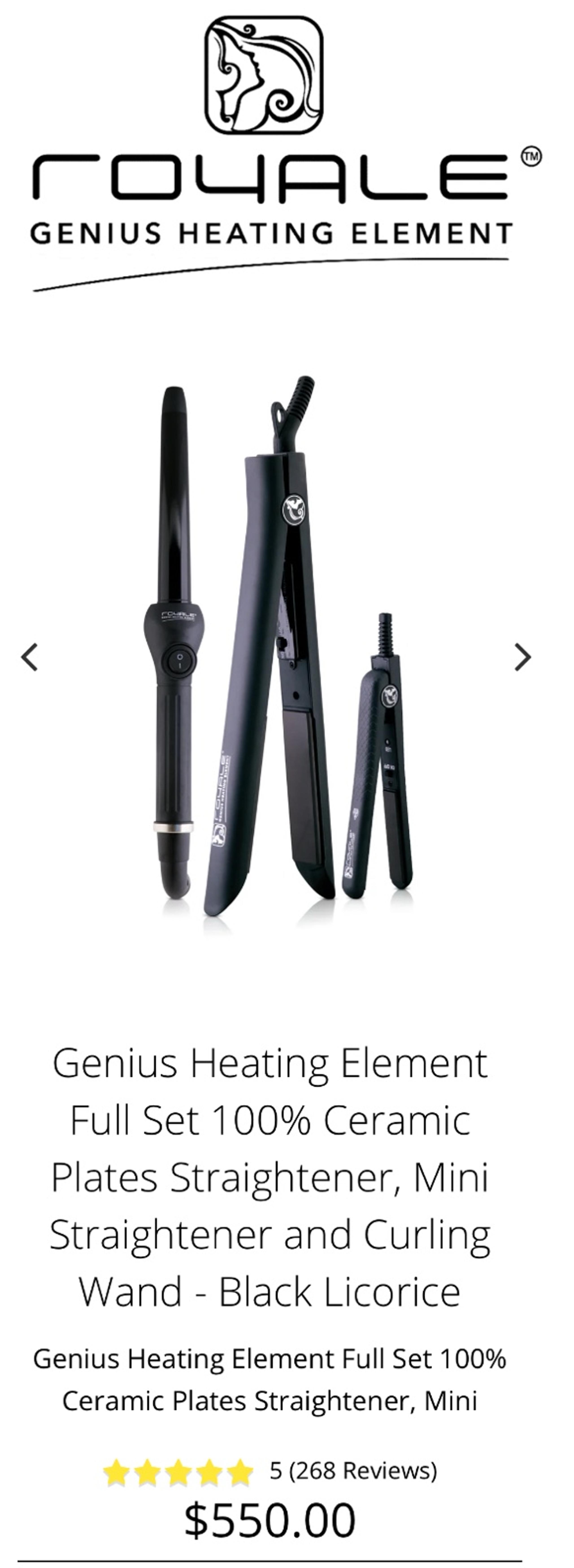 Royals genius heating element