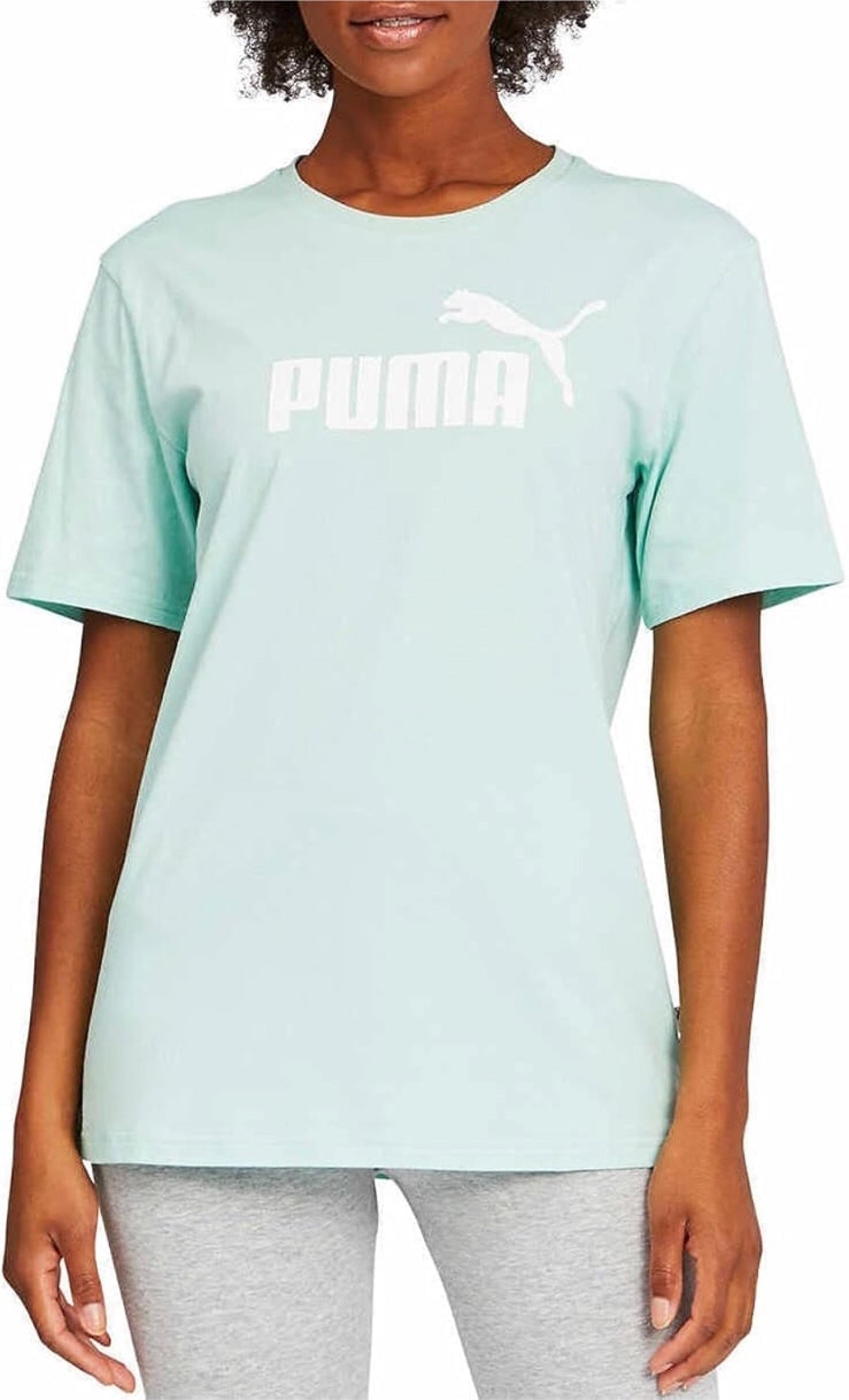 PUMA Womens Boyfriend Logo Tee Shirt Size Medium