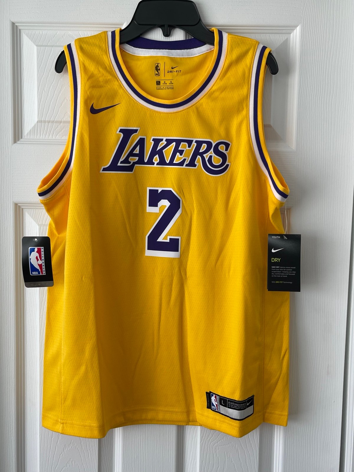 Nike Lonzo Ball Los Angeles Lakers Basketball Jersey