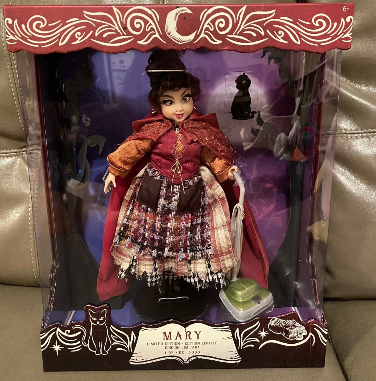 Brand New Disney Limited Edition Hocus Pocus Sanderson Sister Mary Doll LE 5000