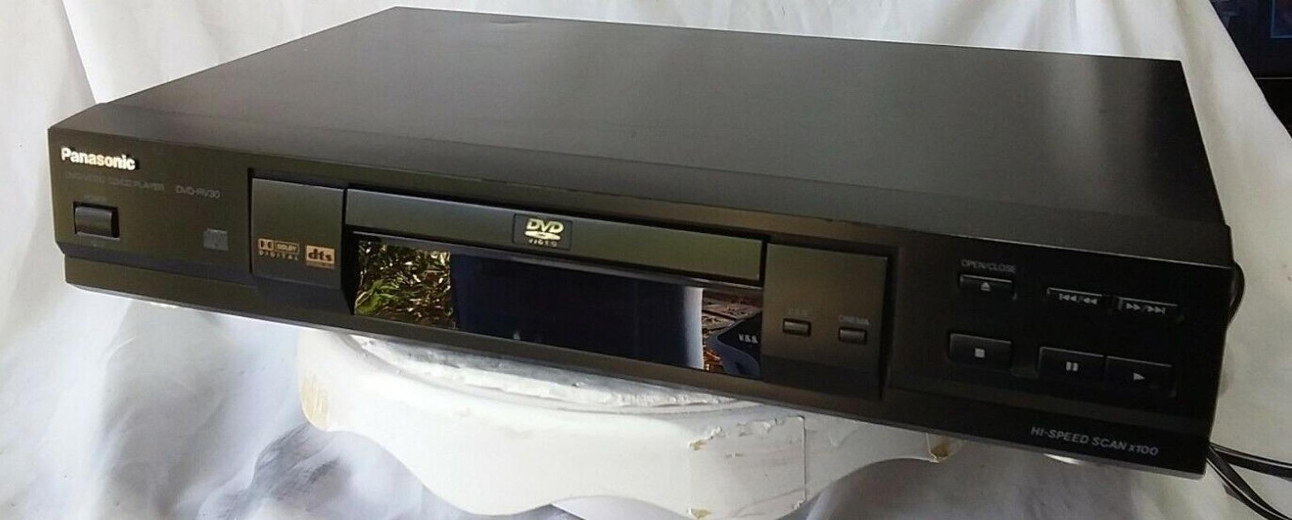 Panasonic DVD-RV30 - Video DVD / CD / Player TESTED & WORKING