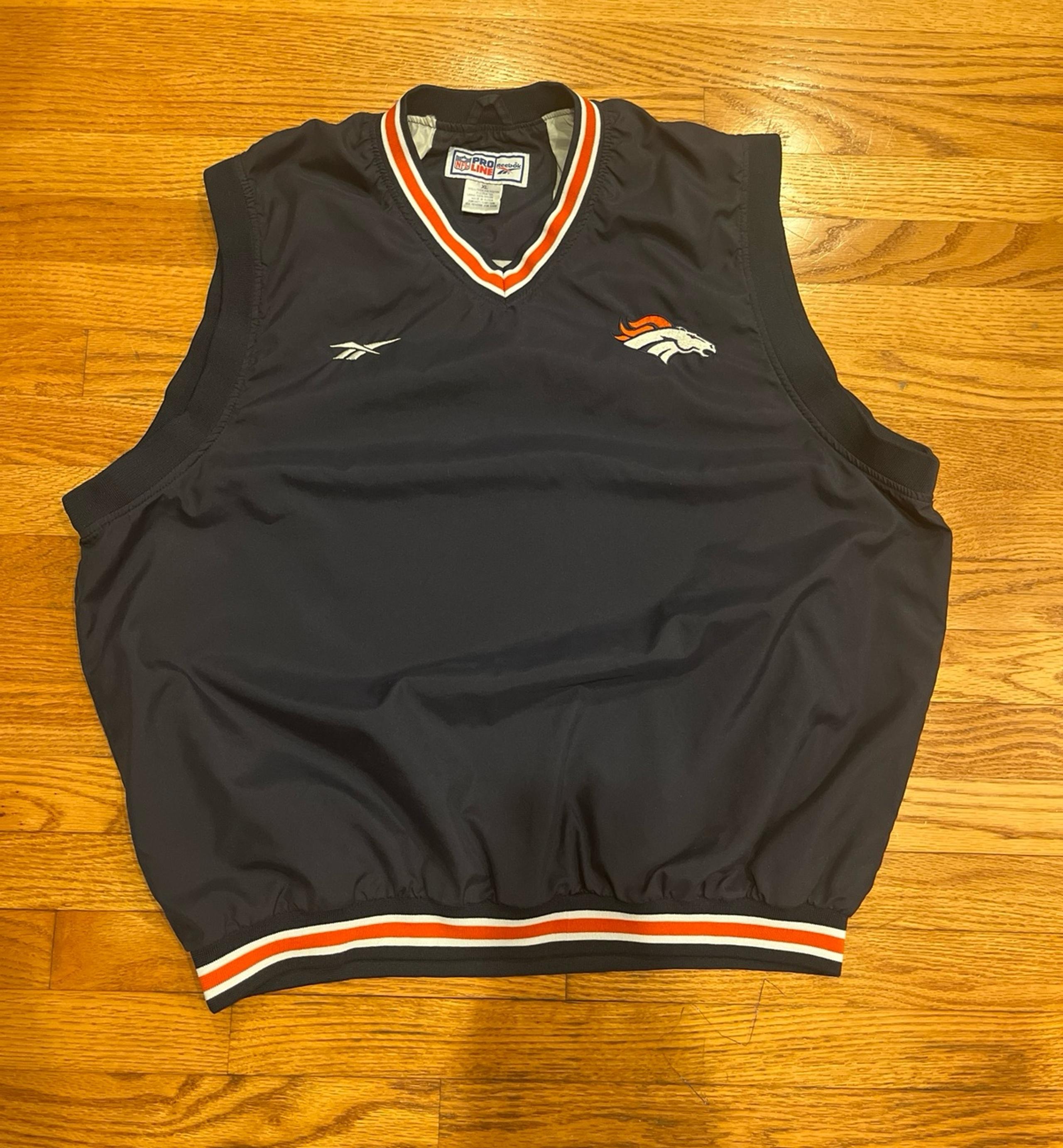 Men’s Reebok Denver Broncos Golf Vest