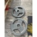 25 LB Grip Style Olympic Cast Iron Weight Plates - Pair (50lbs Total) 2” Hole
