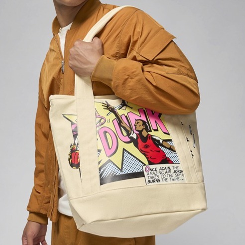 Jordan Tote Bag (34L), Color: Natural Canvas