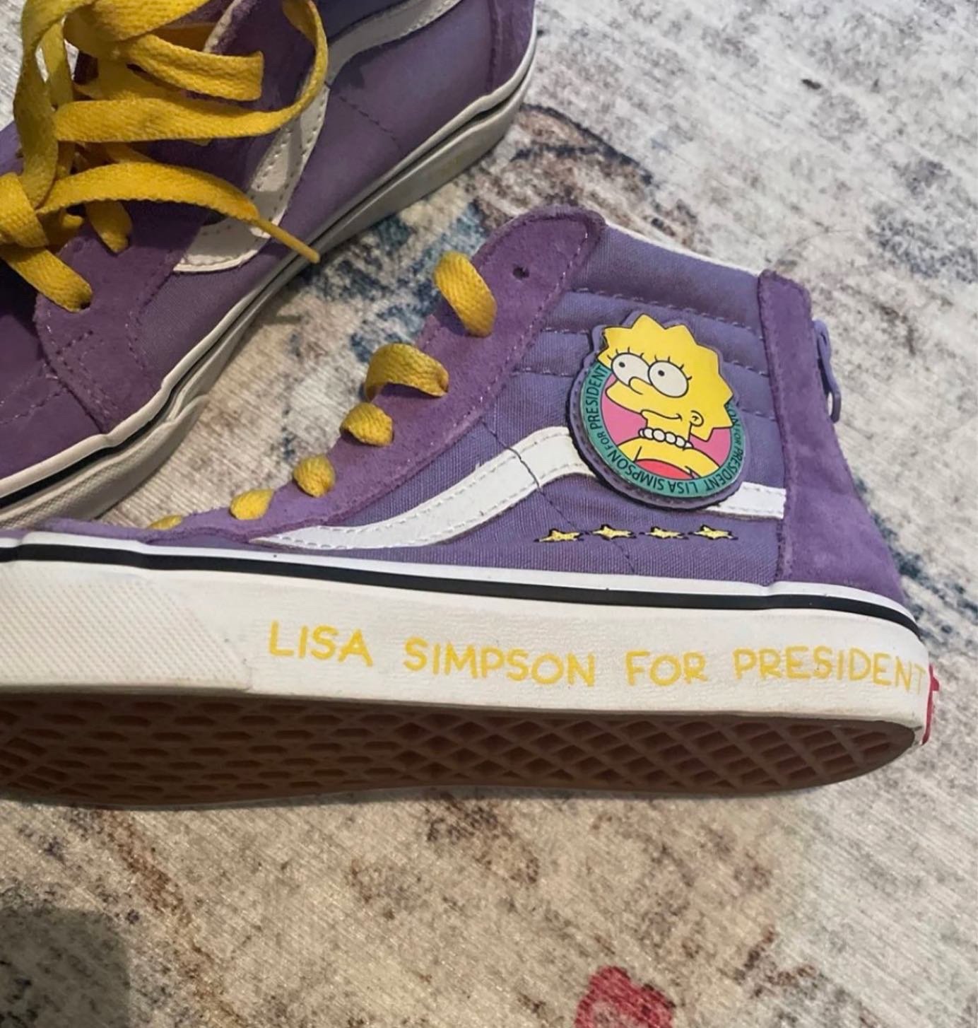 Vans Lisa Simpson president vans sk8 hi 3