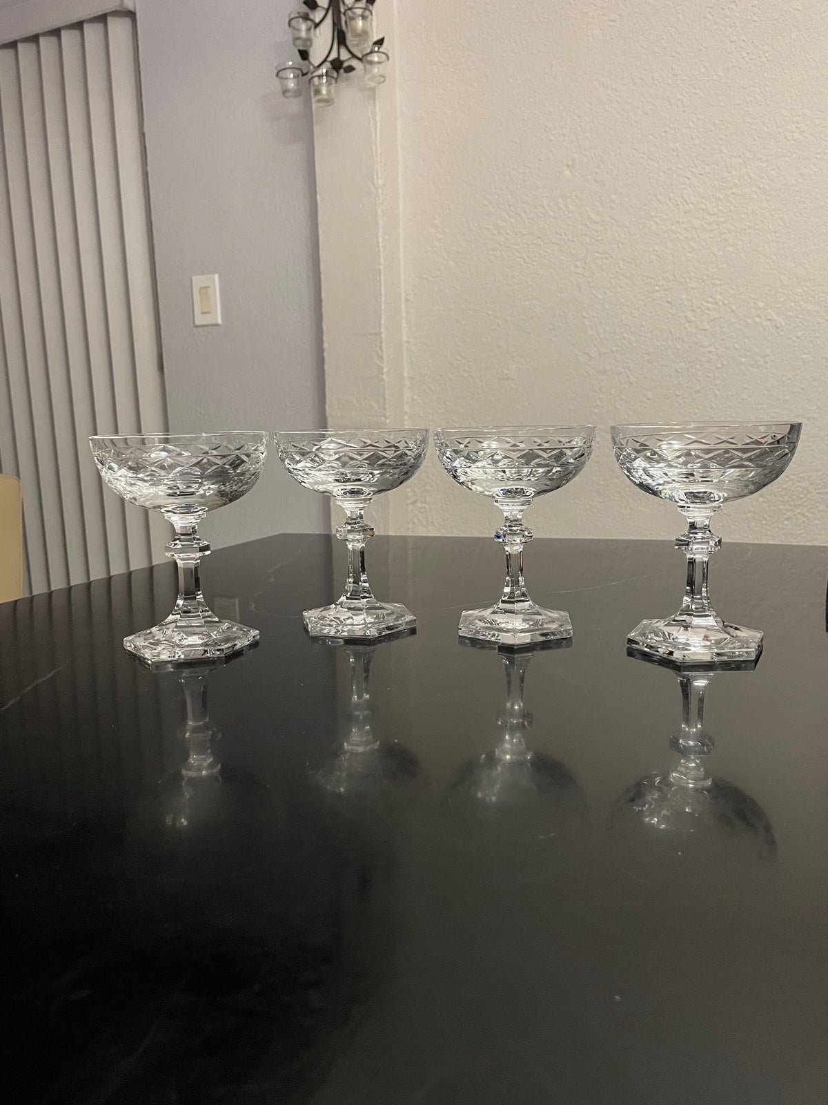 Villeroy & Boch crystal Champagne/Tall Sherbet coupe
