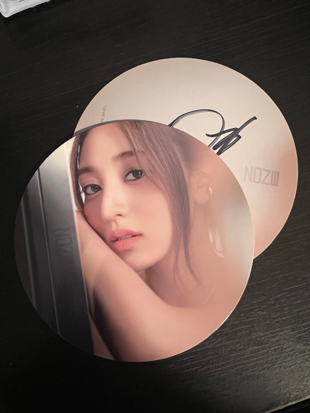 JIHYO ZONE AUTOGRAPH COASTER