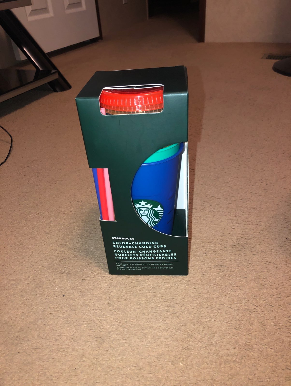 Starbucks color changing cups