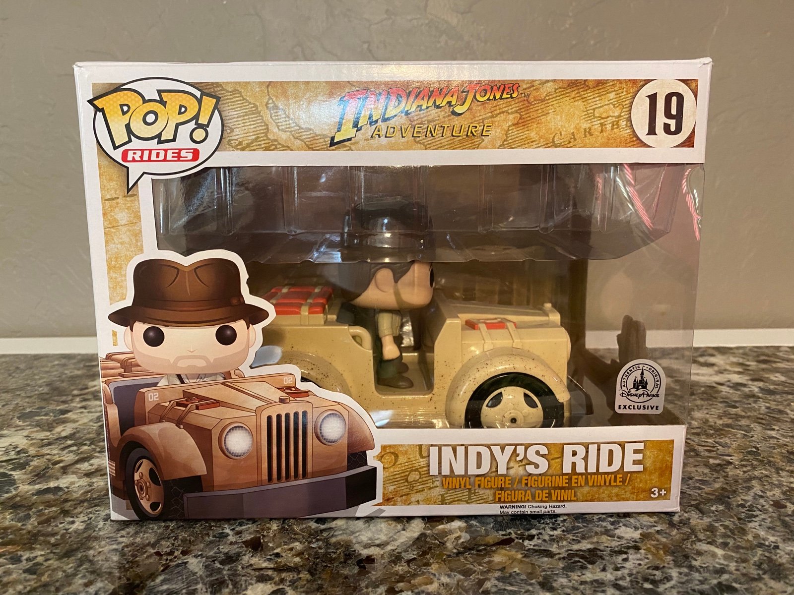 Indy’s Ride Disney Parks exclusive Funko Pop! Indiana Jones