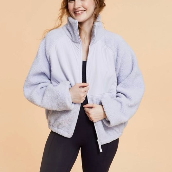 Viral deadstock exclusive Blogilates Campfire Fleece Full Zip Jacket
