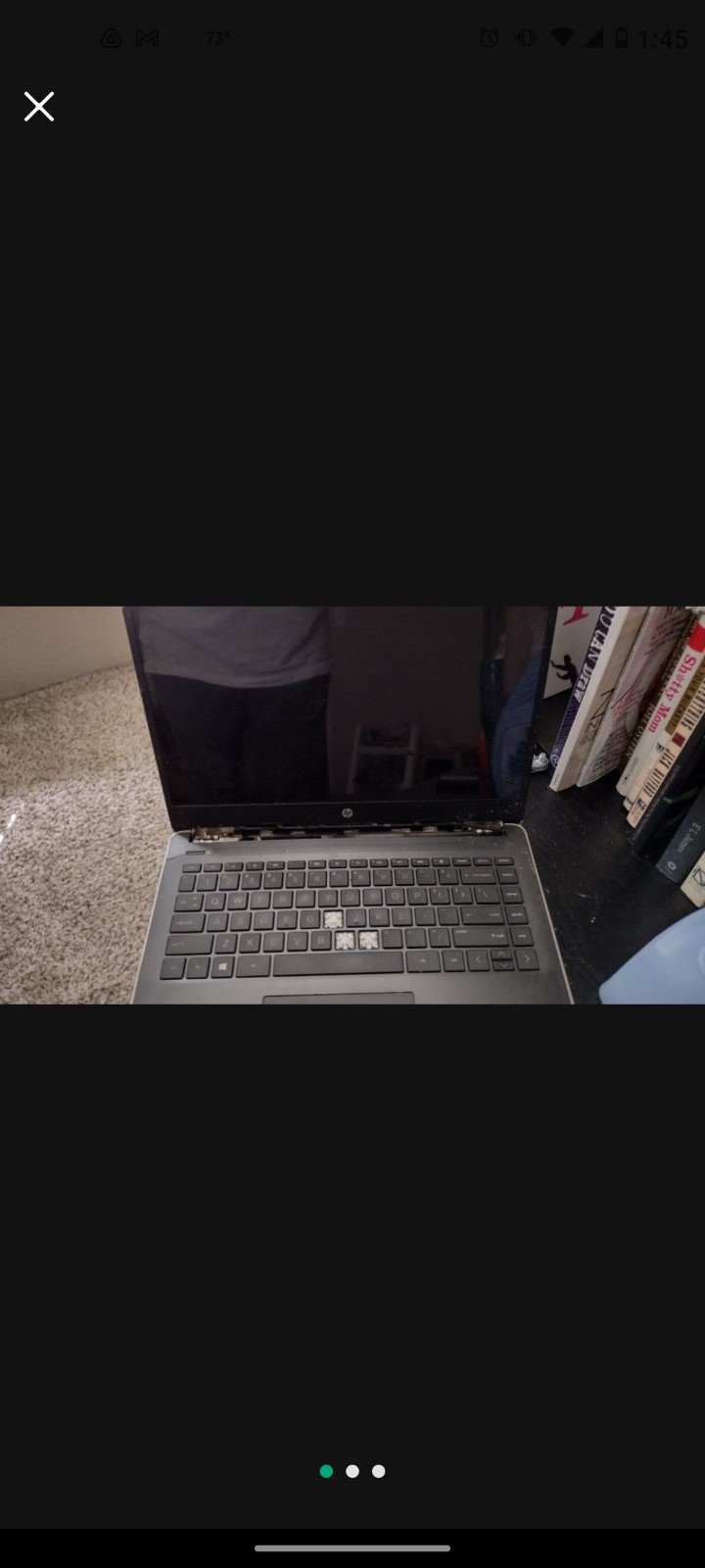 HP computer for parts only
