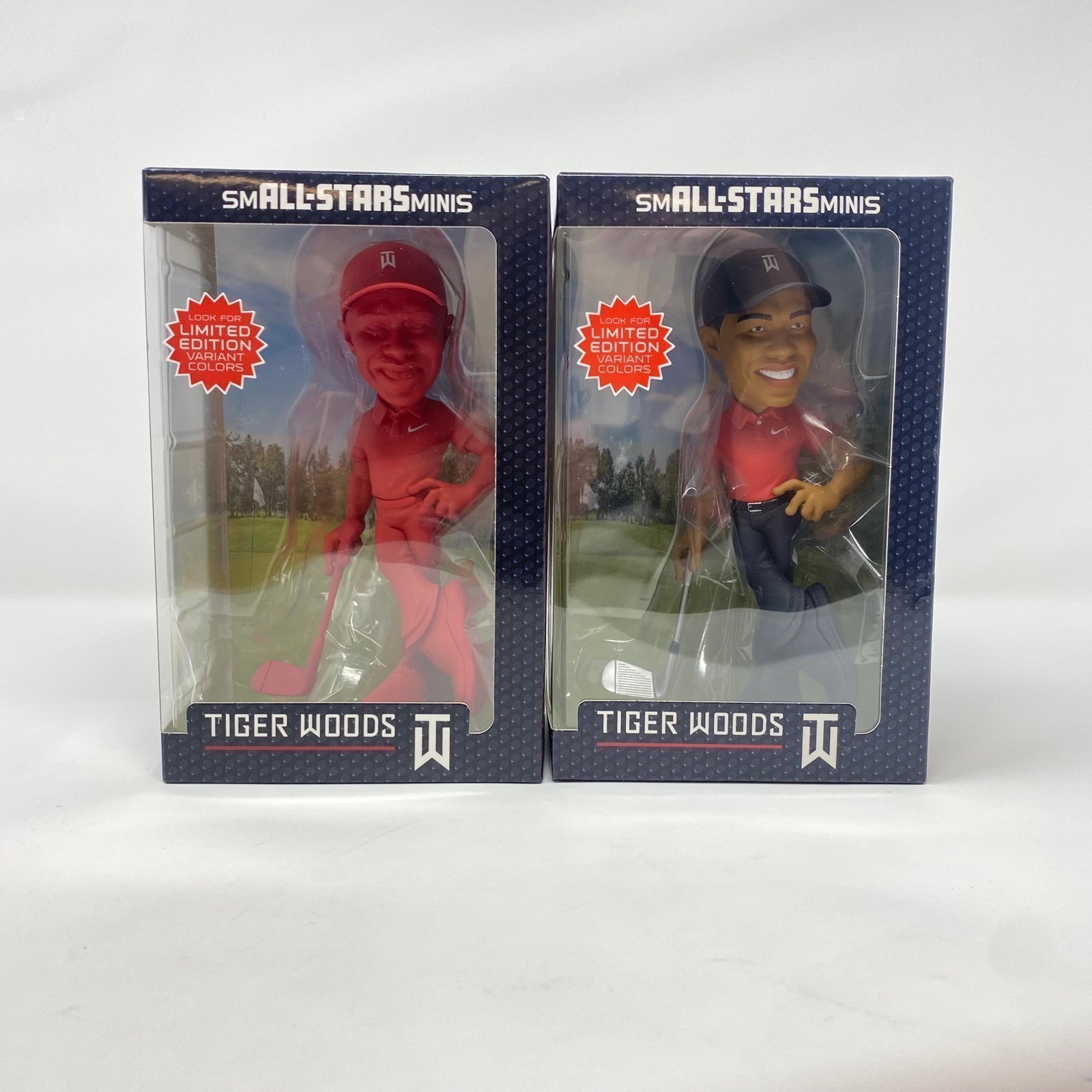 Tiger Woods smALL-STARS minis Standard & Limited Red Chase Variant 6” Figurines