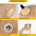 Bamboo Lantern Plug in Wall Sconces Wicker Wall Lamp