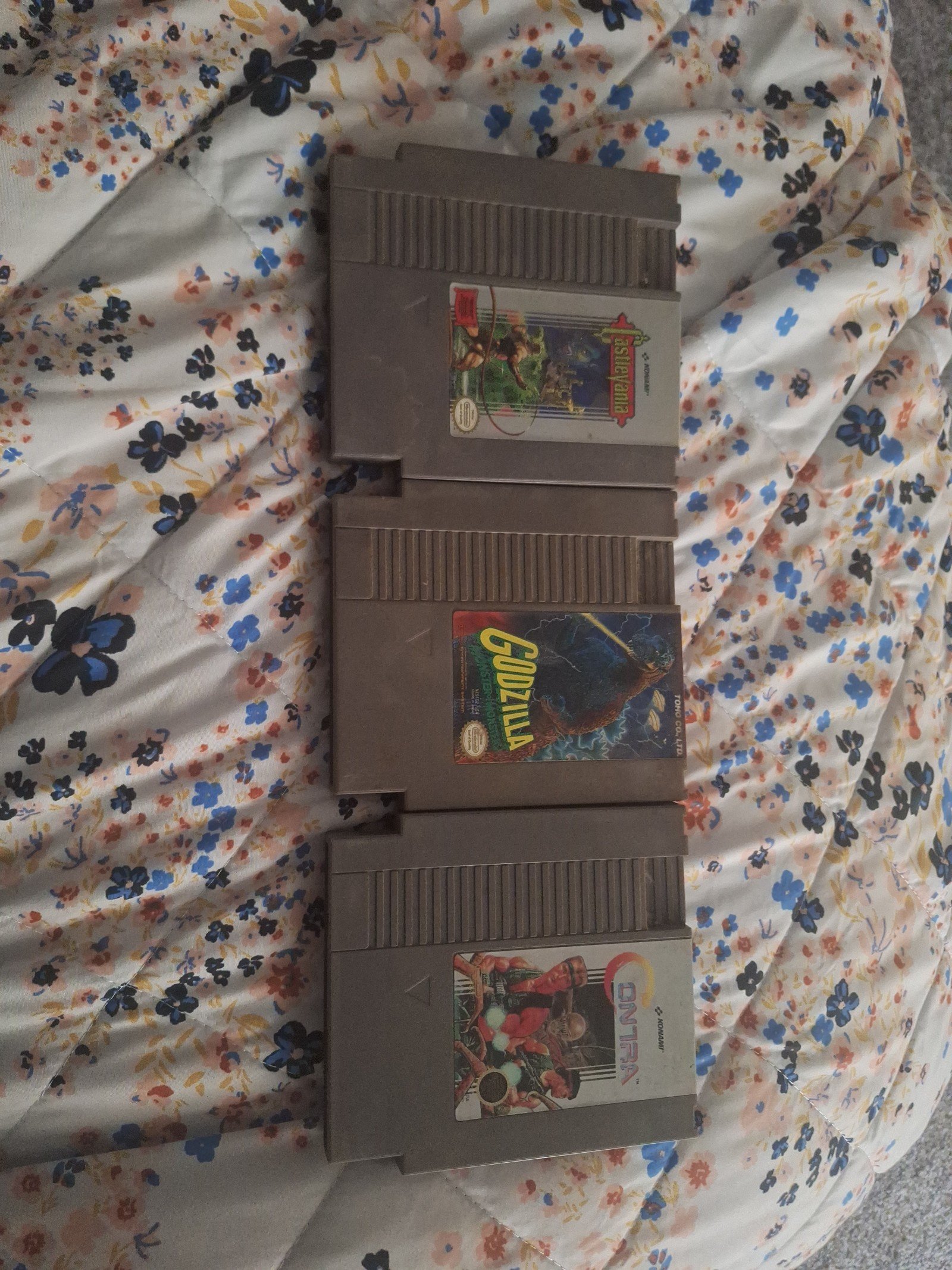 Contra, Godzilla, Castlevania NES