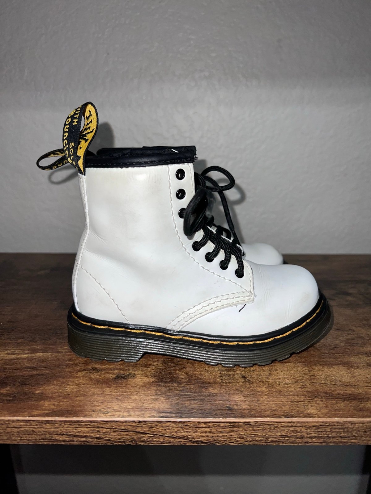 Dr. Martens 1460 8-Eye Boot - Little Kid - White
