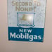 Rustic Mobilgas Pegasus round sign AND mobilgas nostalgic vintage metal wall