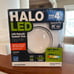 Halo LED 4” retrofit eyeball trim dimmable 3000k 35* tilt