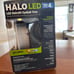 Halo LED 4” retrofit eyeball trim dimmable 3000k 35* tilt