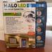 Halo LED 4” retrofit eyeball trim dimmable 3000k 35* tilt