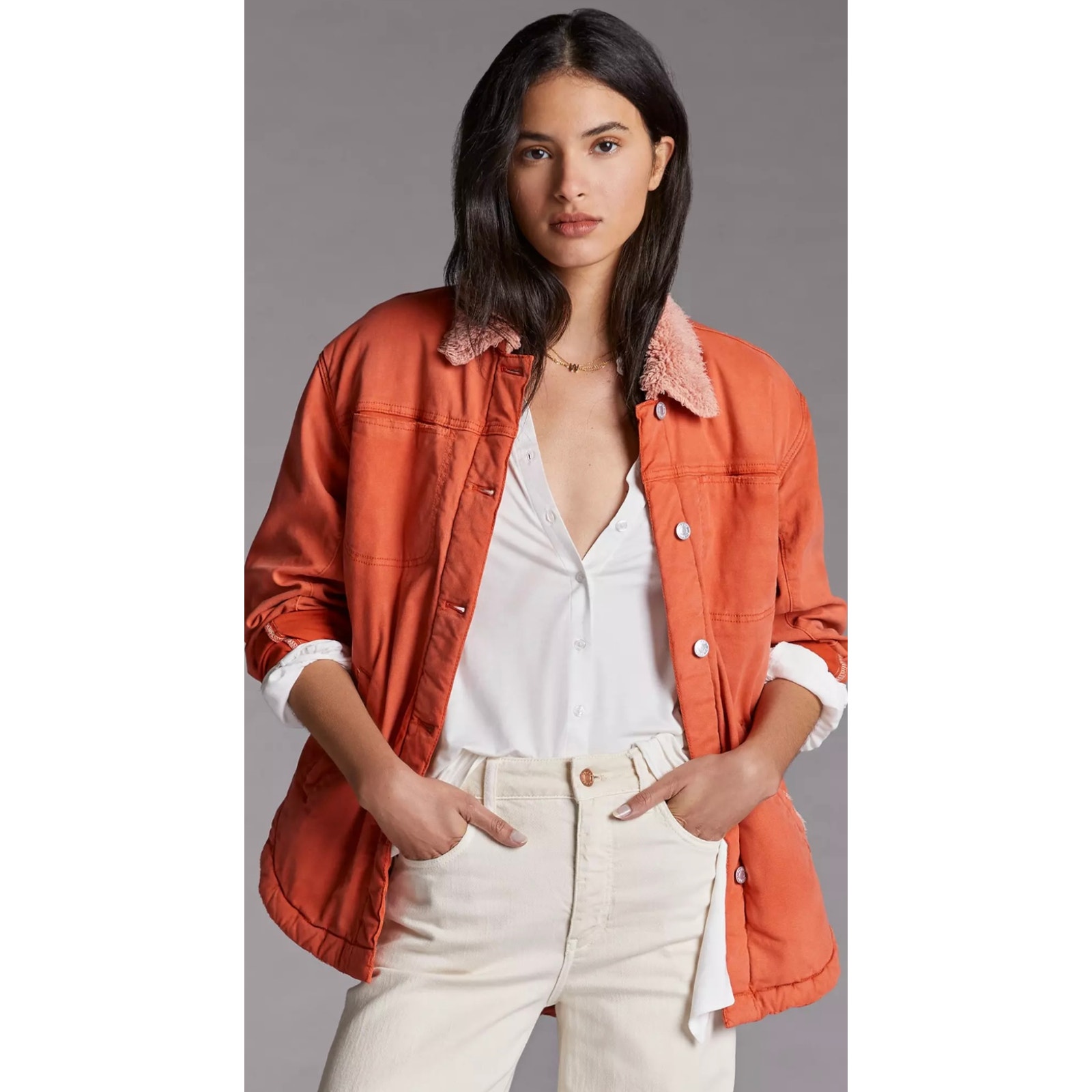 Anthropologie/Pilcro Sherpa Jacket, XS