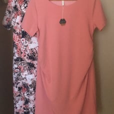 Pink Blush maternity dress bundle (XL)
