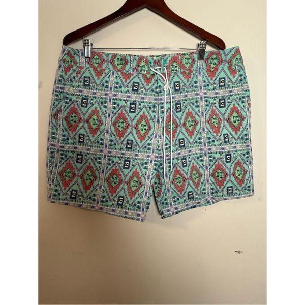 J Crew 7'' stretch breaker board short in print with ECONYL nylon Men’s 38