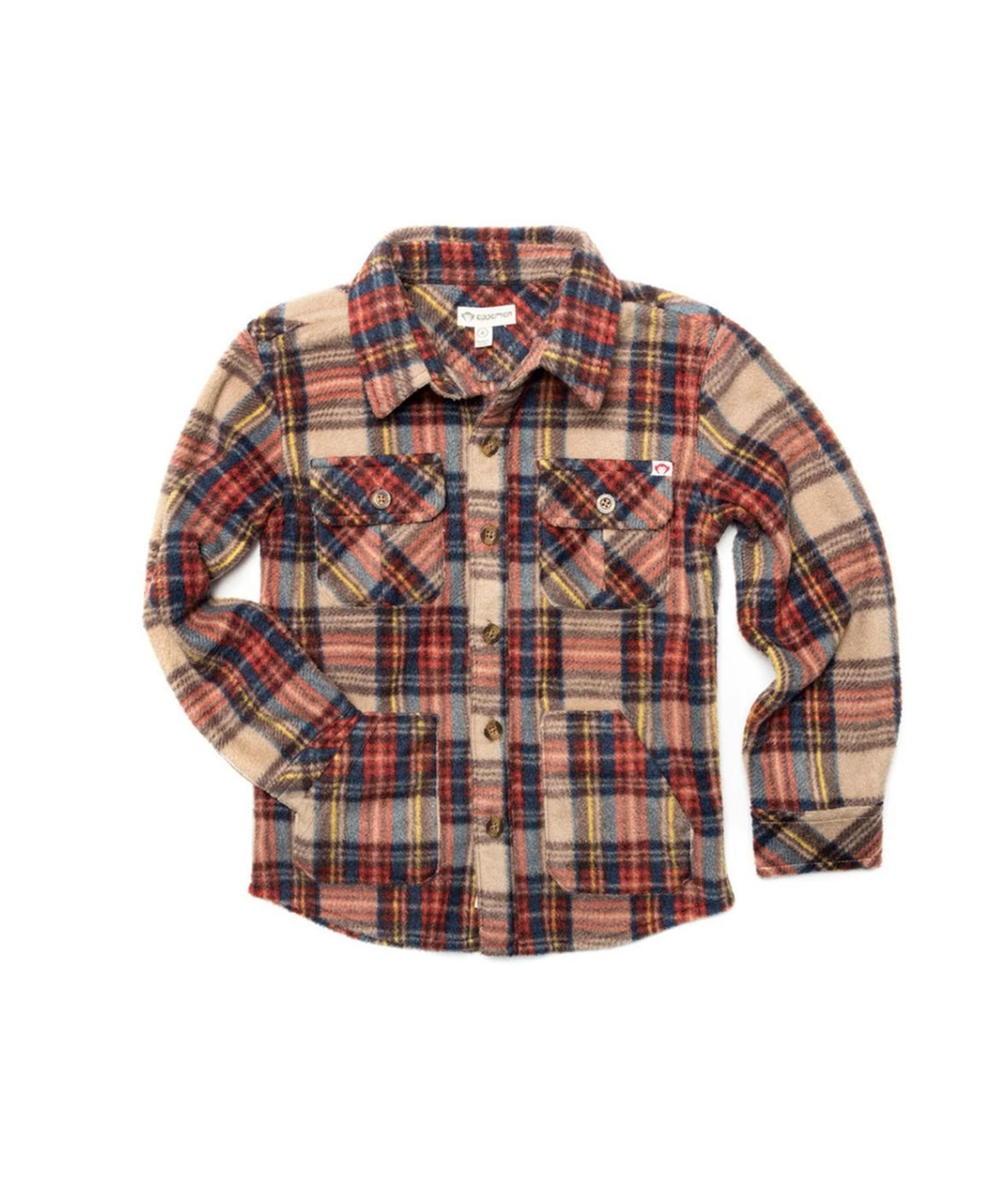 SOLD OUT Appaman SNOW FLEECE BUTTON FLANNEL SHIRT in Windham Plaid - 2T NWOT