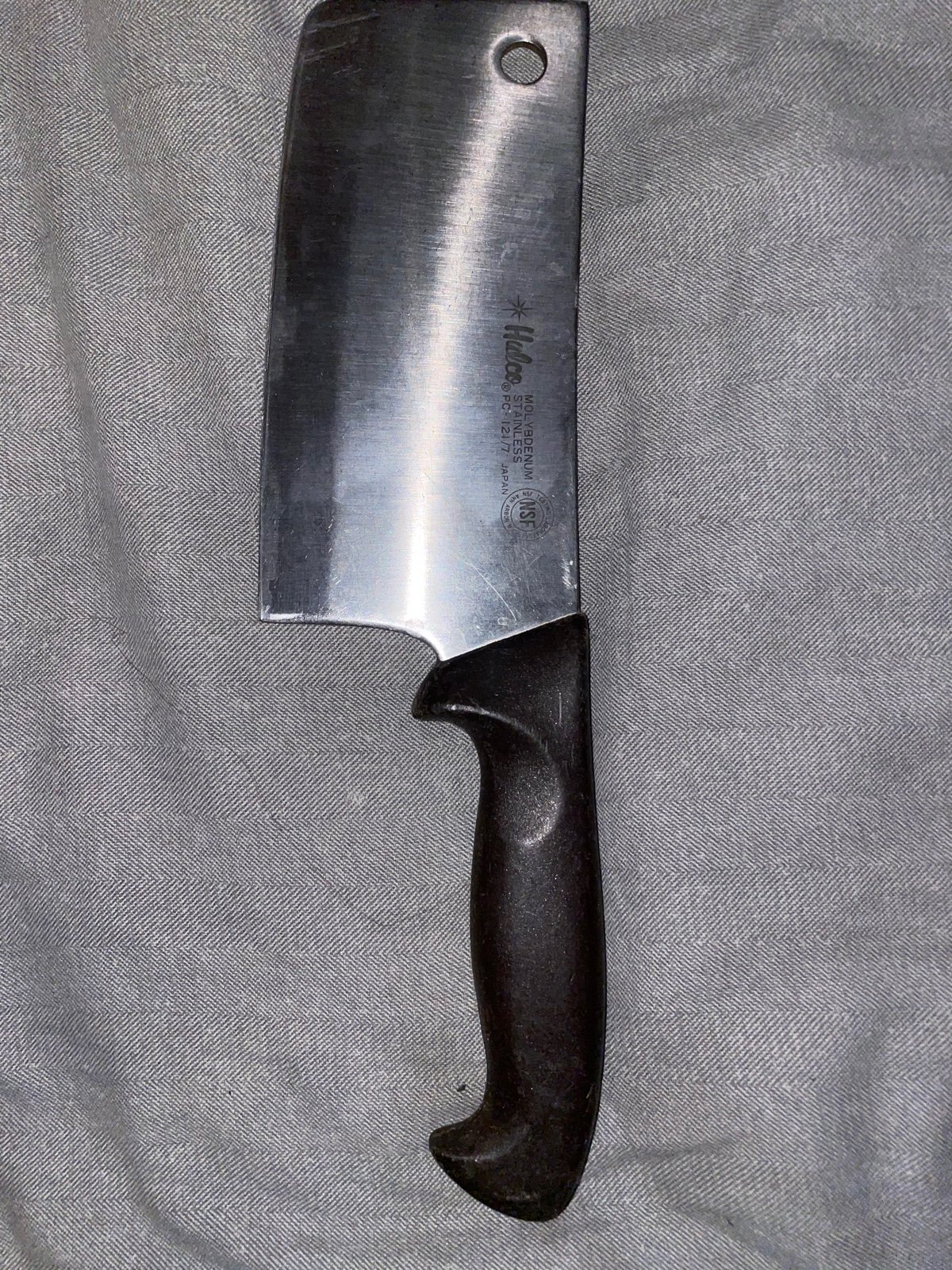 Halco pc 122/7 japan molybdenum stainless butcher knife