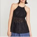 BCBGMAXAZRIA LACE Halter TOP
