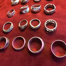 Sterling Silver Rings -Various Sizes