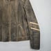 Hidesign Leather Motorcycle Jacket Womens L Red Satin Lining Genuine Brown Moto