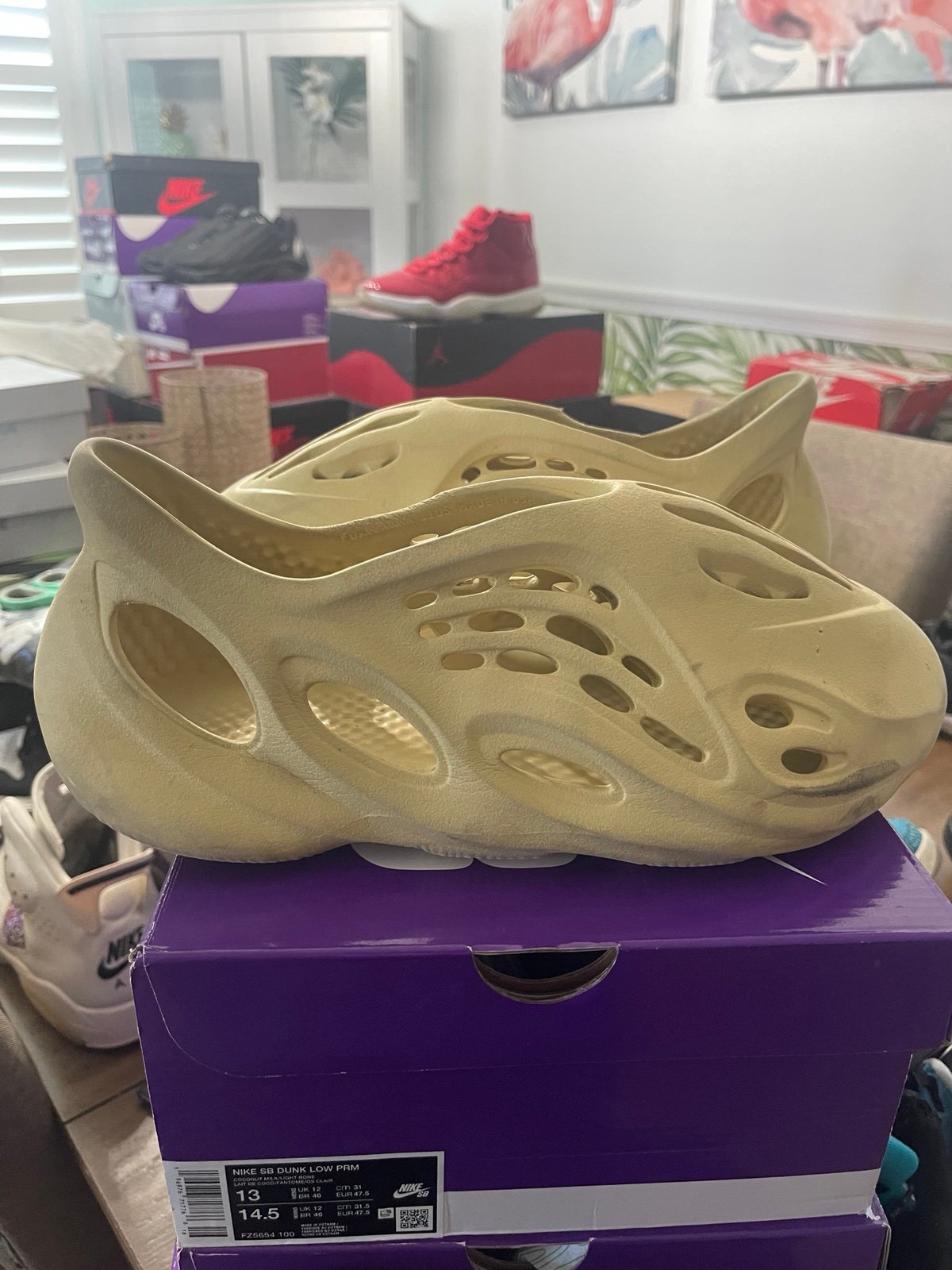 Adidas Foam Runner Sulfur Size 11