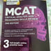 Preowned Princeton Review 8 book MCAT set with science workbook included