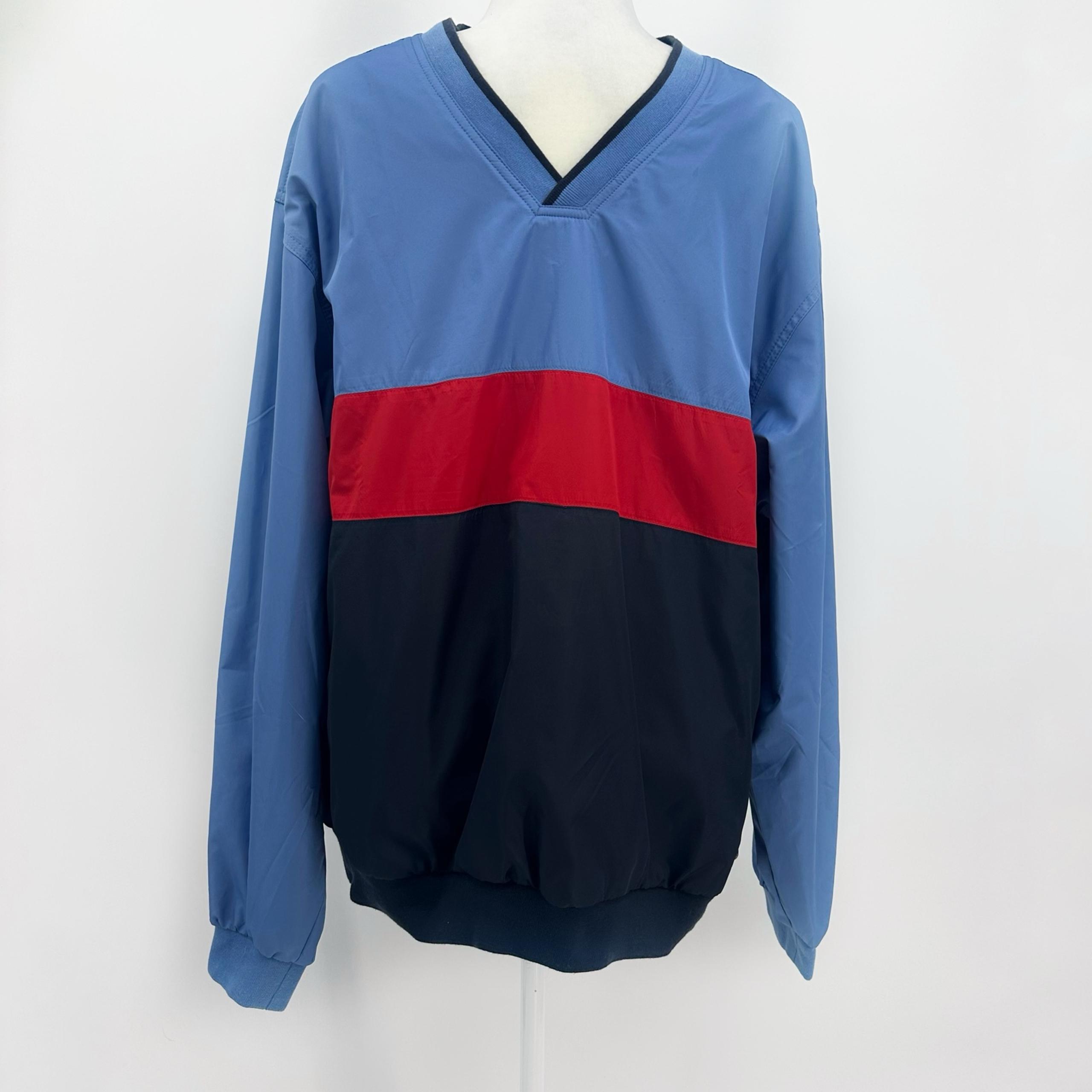 NWOT Men's Cutter & Buck WindTec Pullover Windbreaker Jacket Size Large Blue