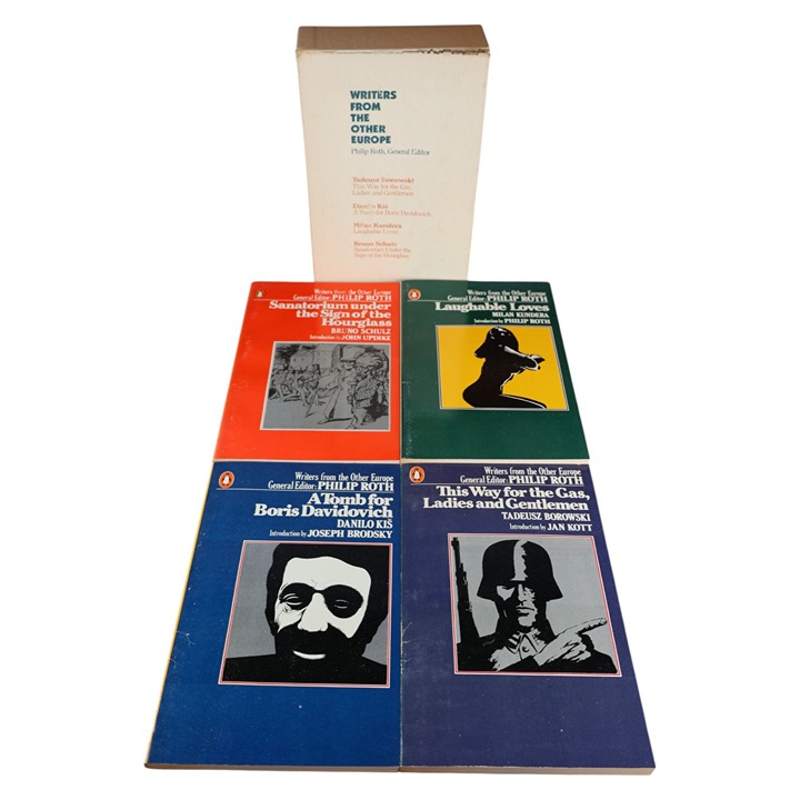 Writers From The Other Europe Box Set Philip Roth Penguin Paperback 4 Books Rare