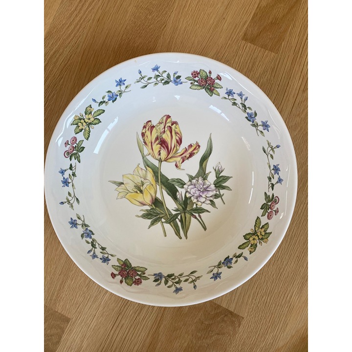Vintage Noritake Casual Gourmet Garden LARGE 12 1/2 Pasta or Salad Serving Bowl