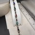 Vintage Sterling MultiStone Mexico Southwestern Teardrop Toggle Clasp Bracelet